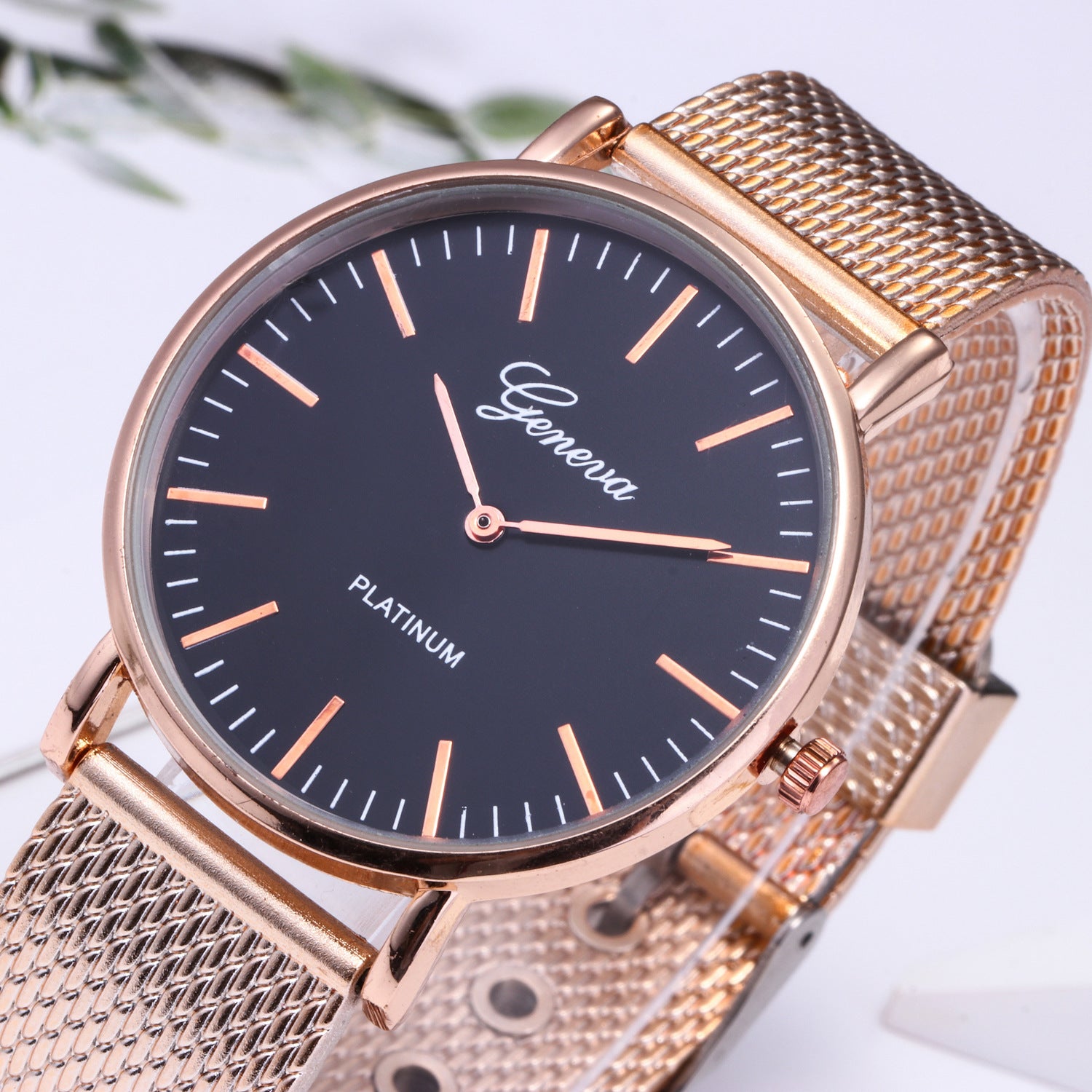 Geneva Lady Watch Women Watches Ladies Watches Girl Wristwatch Luxury Stainless Steel Retro Wrist Watch Female Quartz Watches Valentine's Day Christmas New Year Girl Friend Wife Gift