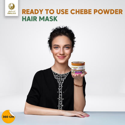 Amalico Chebe Repair Hair Mask for Dry and Frizzy Hair - Ready to Use Chebe Powder for Hair Growth, Hair Mask Treatment for Dry Hair Chebe Powder Hair Care Scalp Care