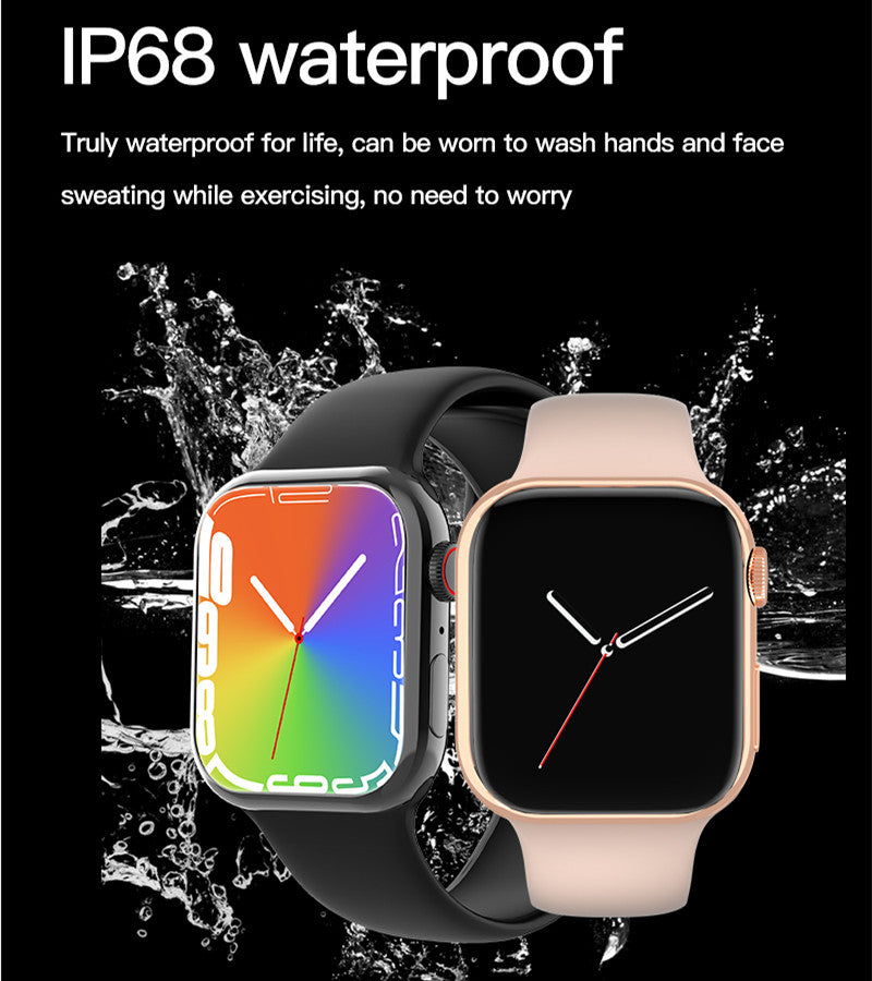 RichRipple New Smart Watch Series Max Smartwatch Bluetooth Call wireless charging Fitness Tracker, Blood Oxygen & ECG Apps, Always-On Retina Display, Water Resistant