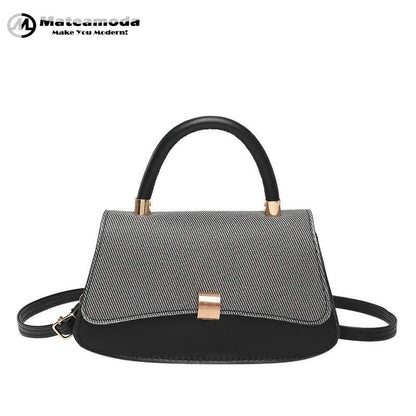 Mateamoda Elegant and Compact Structured Satchel Bag Sling Bag Crossbody Bag
