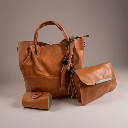 Star Glow 3 PIECES Ladies Shoulder Casual Bag girl Handbags for Ladies Tote Bags Crossbody Bags for Women Fashion Female Handle Shoulder Shoulder Bag Fast delivery within 1-5 days