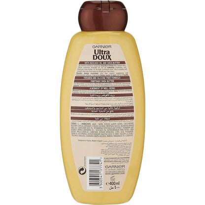 Garnier Ultra Doux Avocado Oil & Shea Butter NourishingShampoo, 400Ml