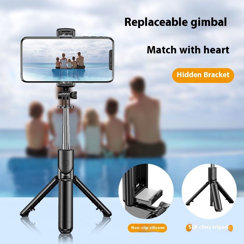 New tripod multifunctional three in one selfie pole outdoor wireless remote control photography