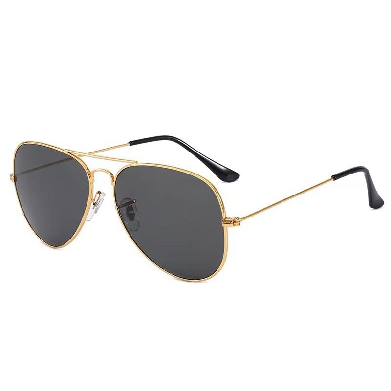 Sunglasses Glasses Men's Retro Thick-edge Metal Frame Trendy