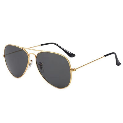 Sunglasses Glasses Men's Retro Thick-edge Metal Frame Trendy