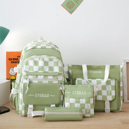 4 PCS/Sets Handbags Backpacks Women Bags School Bags Ladies Bags Bookbags Laptop Bags Satchels