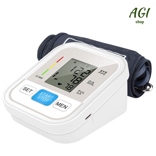 Upper Arm Blood Pressure Monitor Voice Broadcast Measurement Tool Portable LCD Digital Tonometer Sphygmomanometer Tensiometer Heart Rate Pulse Meter Health Care BP Monitor