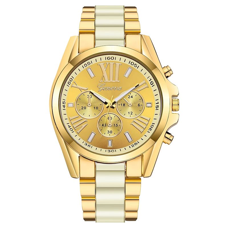Men Watches Top Luxury Brand Fashion Men Quartz Watches Large Dial Gold Steel Business Male Watches Casual Fashion Men Wristwatch