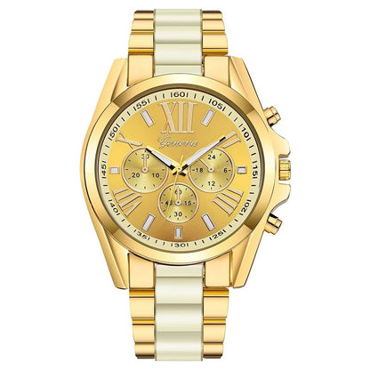 Men Watches Top Luxury Brand Fashion Men Quartz Watches Large Dial Gold Steel Business Male Watches Casual Fashion Men Wristwatch