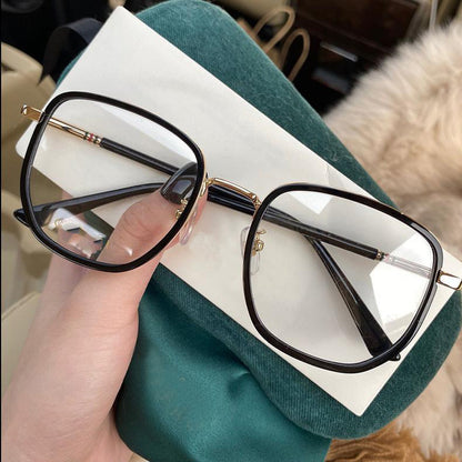 Ultralight Anti Blue Glasses Retro Green Frame Glasses Reading Glasses Transparent Eyewear Glasses for Women Men Frames