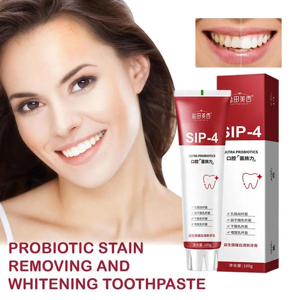 Probiotic Caries Toothpaste SP4 Whitening Repair Tooth Decay Paste Cleaner Teeth Remover Plaque Fresh Breath Oral Care