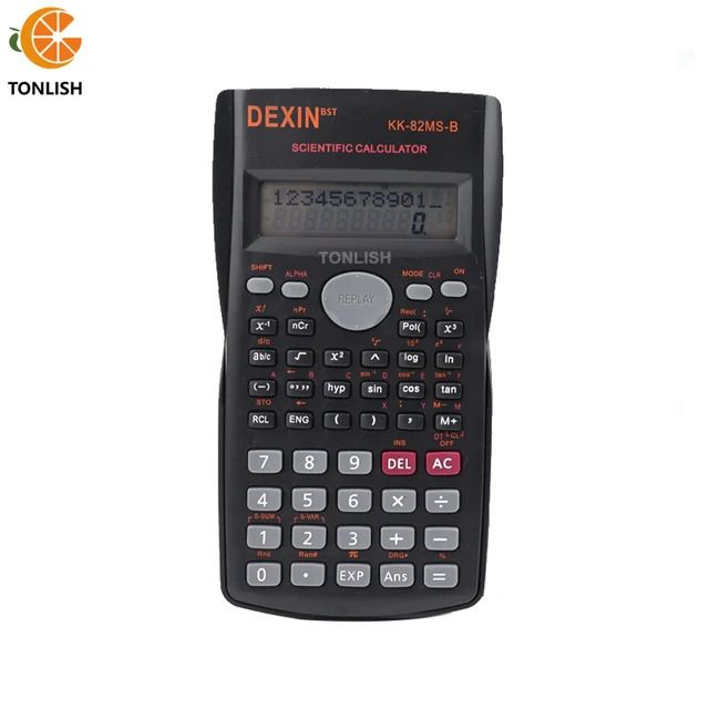 Portable Scientific Calculator Functions Calculator 12 Digits Display Scientific Calculator for Mathematics Teaching School Student 240 KK-82MS-B