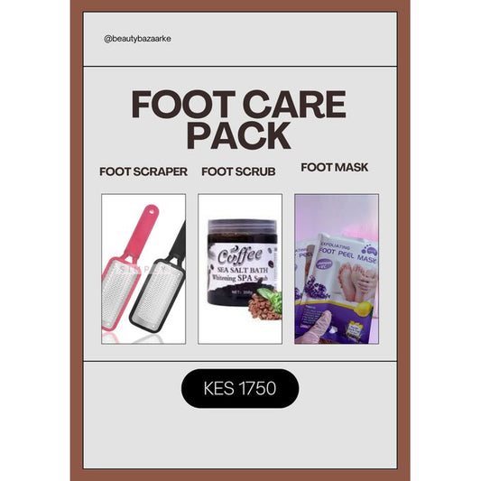 Foot Care Pack â€“ Foot Scraper, Foot Scrub & Foot Mask