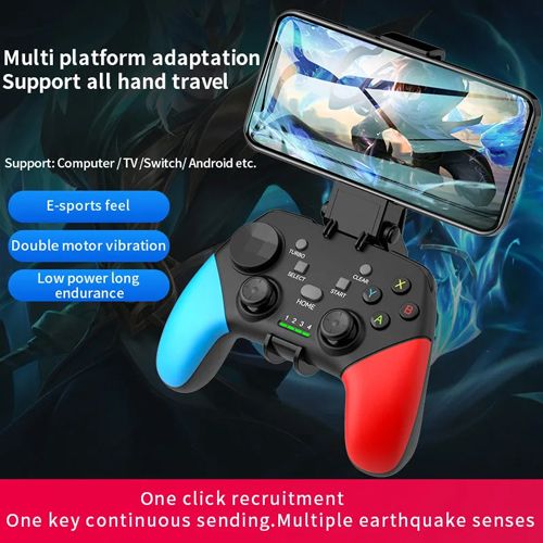 New Arrivals Bluetooth Game Consoles Controller 2.4G Wireless BT 5.0 Game Controller for Switch Pro PC Android Phone IOS Tablet Smart TV PS3 PS4 Gamepad Joystick Control with Turbo Vibration