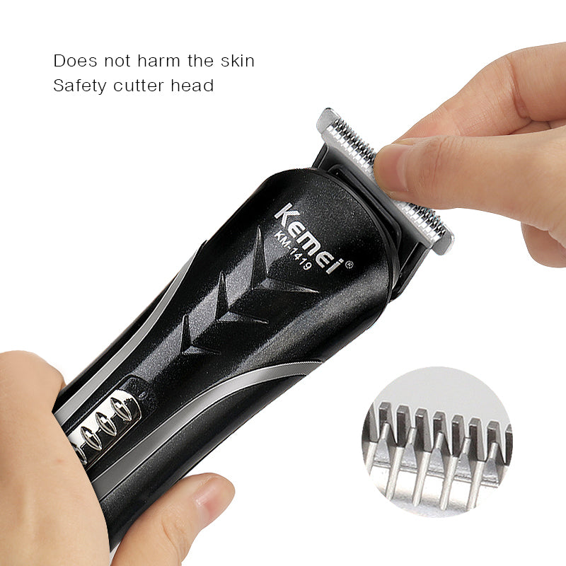 KEMEI Rechargeable 3 In 1 Shaving Machine Electric Hair Clipper Multifunctional Shaver Nose Hair Trimmer Safety Cutter