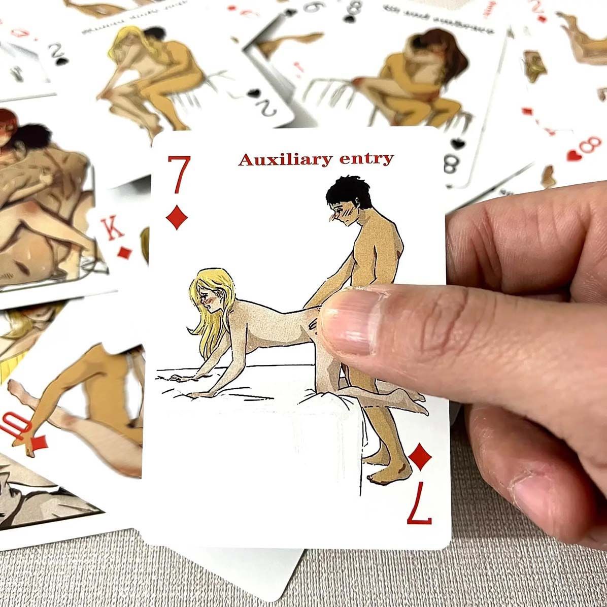 Poker Sex for Lovers Couples Card Game Adult Toy Sex Positions Date Night Fun Club Games for Sexual Intimacy