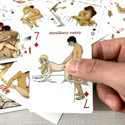 Poker Sex for Lovers Couples Card Game Adult Toy Sex Positions Date Night Fun Club Games for Sexual Intimacy