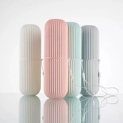 Travel Accessories Toothbrush Tube Cover Case Cap Fashion Plastic Suitcase Holder Baggage Boarding Bathroom Products