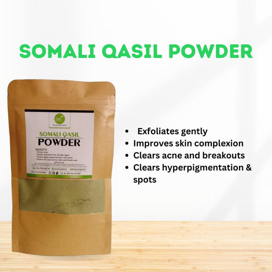 Somali Qasil Powder - Dvee Organics - Natural Exfoliating Scrub and Mask