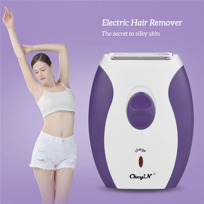 Lady Shaver Hair Removal Epilator Bikini Shaving Razor Women Epilator Electric Hair Removal Facial Body Lady Bikini Legs Arms Armpit Hair Remover Underarms Rechargeable