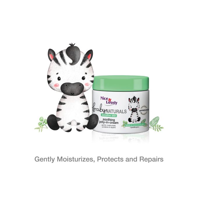 【Clearance Sale】Nice & Lovely Baby Naturals soothing Jelly-in-Cream Baby Jar - 250g