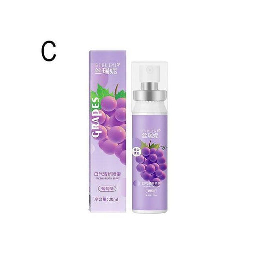 Fruit Flavored Oral Spray - Fresh Breath, Compact & Portable, Refreshing Cool Oral Odor Care