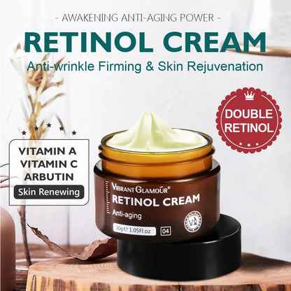 Retinol Face Cream Firming Lifting Anti-Wrinkle Brightening Moisturizing Skin Care Best Face Moisturizer Clear Essence Cream