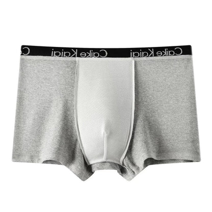 Caike Kaidi 4-piece gift box Men's underwear Men's Clothes Underwear Men's Boxer Briefs Cotton underwear Trend Antibacterial Breathable and Youth shorts Underwear