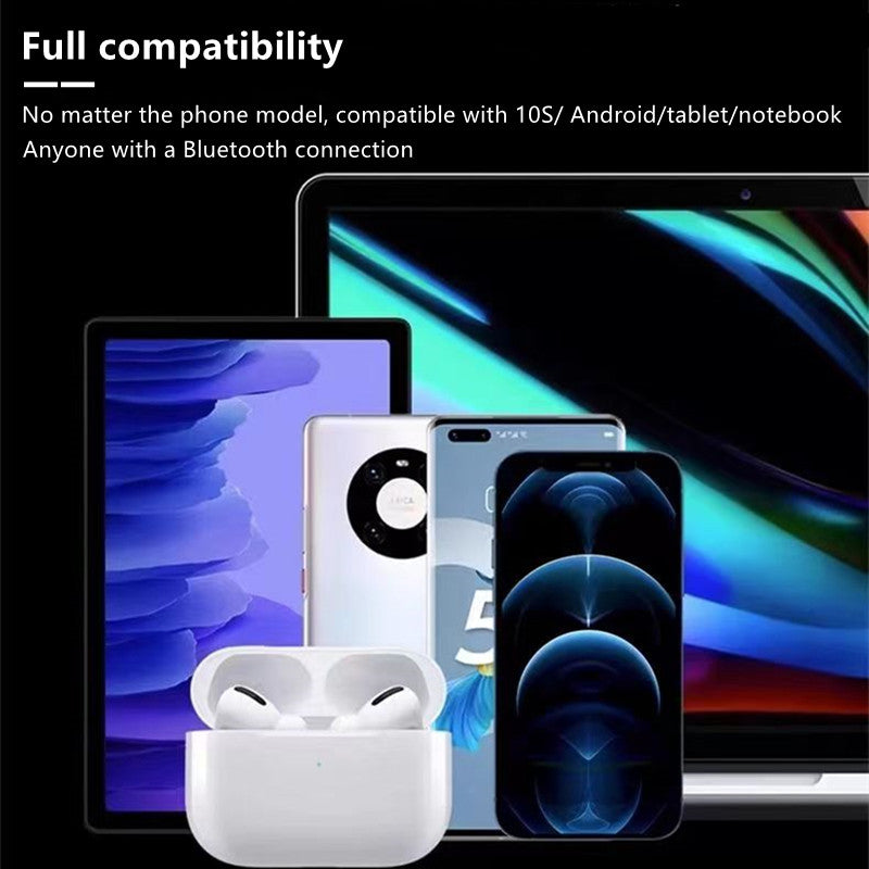 RichRipple New Upgraded Pods PRO2 TWS Wireless Bluetooth Earphone with Hanging Cord Touch Control Noise Cancelling Earpods Pro 2 With Wireless Charging Box