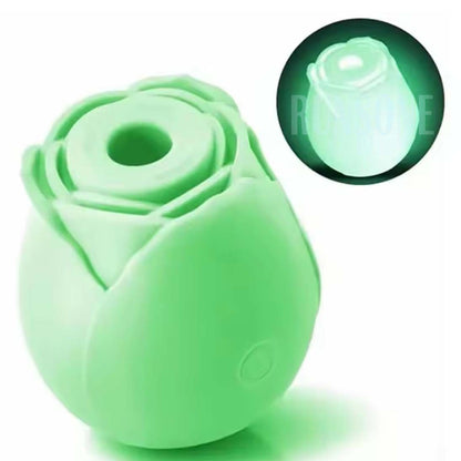 Womens Rose Clitoris Sucking Vibrator Nipples Sucker Oral Stimulator Powerful Rechargeable Adult Compact Foreplay Sex Toy For Girlfriend Wife