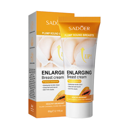 SADOER Enlarging Breast Cream Women's Chest Plumping and Lifting Cream Papaya Breast Enlargement Cream Breast Enhancement Cream Natural Firm Breast Enhancers Nourishing and Pushing Up Breast Lifter