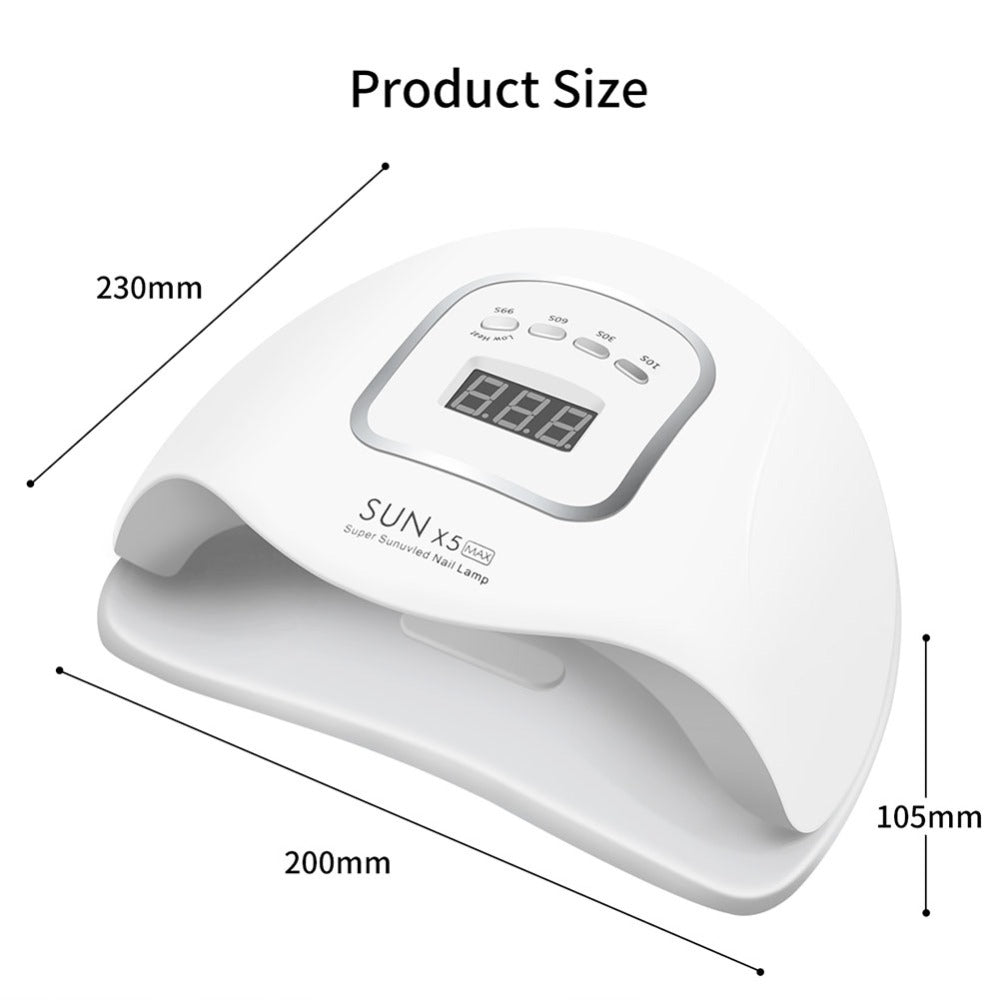 120W 45LEDS UV Nail Drying Lamp for Curing Gel Polish 45leds Professional Nail Dryers With Timer Auto Sensor Manicure Pedicure Tools