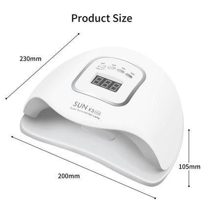 120W 45LEDS UV Nail Drying Lamp for Curing Gel Polish 45leds Professional Nail Dryers With Timer Auto Sensor Manicure Pedicure Tools