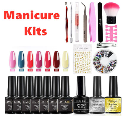 Manicure Set Nail Polish Kit Polish Set Soak Off Manicure Tools Set Gel Nail Kits