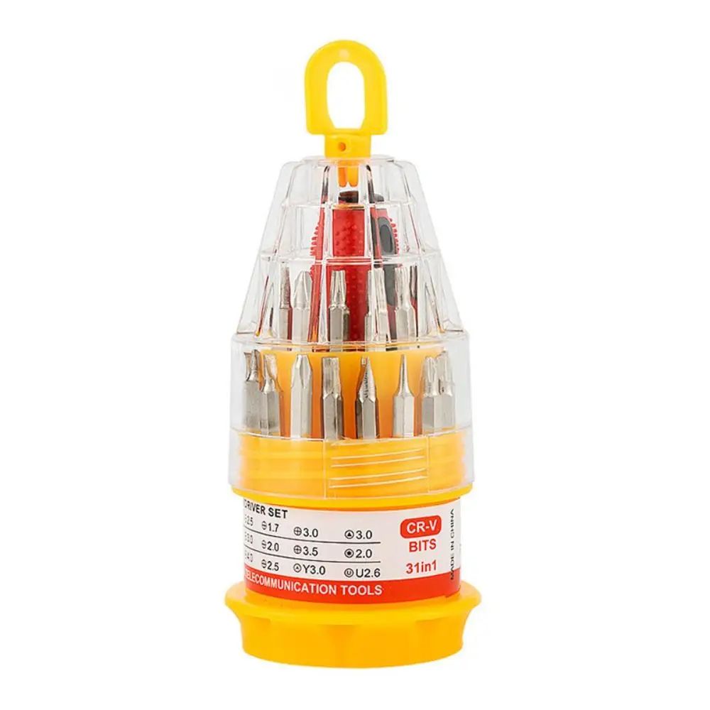 31 in 1 Mini Screwdriver Set Disassemble Repair Tool Kit Screwdriver Kits Maintenance Driver Screw Batch Pagoda Type