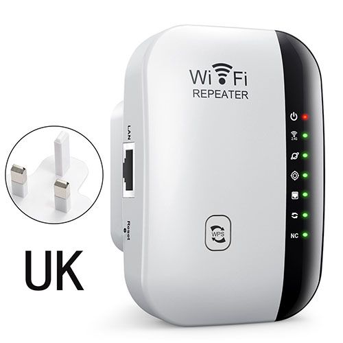 Upgraded Version 300Mbps Wireless WIFI Repeater 2.4G Booster Router WiFi Range Extender With network cable Wi-Fi Signal Amplifier 802.11N Network Card Adapter For PC 7 Status Light Wireless Repeater