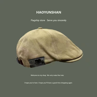 Baseball Caps Hot selling new men New Wearing Style Men Hats Berets British Western Style Ivy Cap Classic Woman Hats & Caps black Peaked Caps Elegant and fashionable