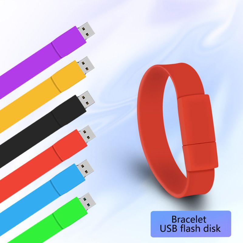 Bracelet USB flash drive 16G 32G 64G USB flash disk Fashion U disk creative flashdisk Compact USB flashdrive