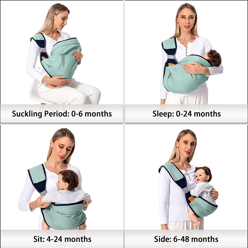 New Arrivals Baby Sling Carrier Newborn to Toddler, Adjustable Baby Carrier Sling, Baby Wrap Sling, Baby Hip Seat Carrier for Toddler Sling, Baby Holder Carrier, Nursing Sling, Carrying
