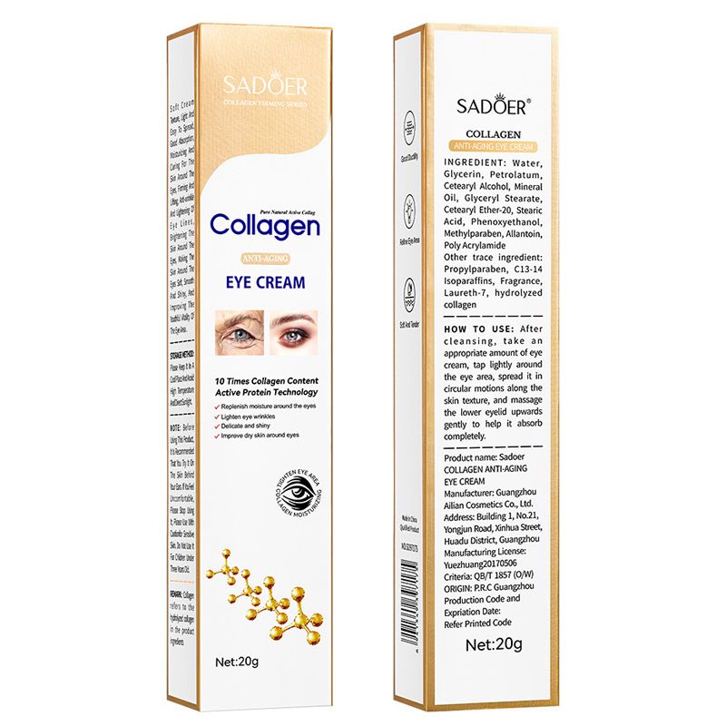 Collagen Eye Cream skincare Anti Dark Circles Eye Bags Firming Moisturizing skincare Eyes Cream Skin Care for Eyes