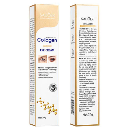 Collagen Eye Cream skincare Anti Dark Circles Eye Bags Firming Moisturizing skincare Eyes Cream Skin Care for Eyes