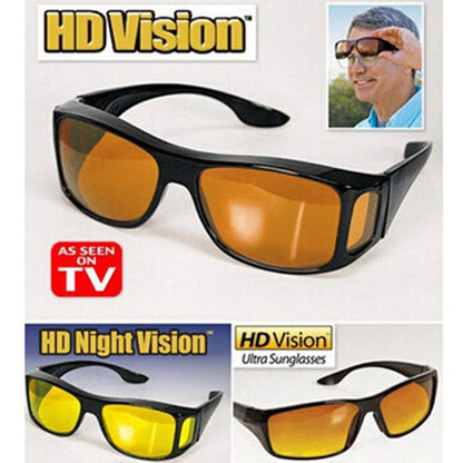 Driving Glasses Sunglasses Night-Vision Glasses Anti Glare Car Sun Glasses Bicycle Automobiles Motorcycles Fashion Polarized Night Driving Goggles Enhanced Light Glasses