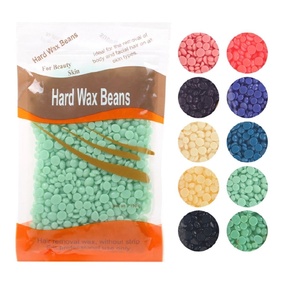 Hard Wax Beans Depilatory Hard Wax Beans Waxing Bikini/ Armpit/ Arm/ Legs Hair Removal Bean