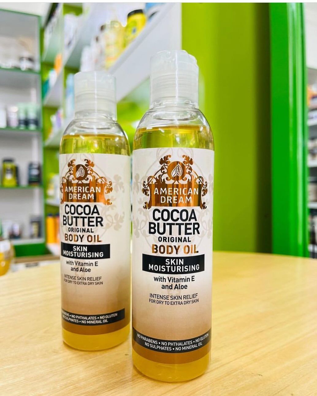 2 Packs American Dream Cream + Oil Cocoa Butter Lemon Cream With Lemon Oil & Vitamin E 500ml American Dream Cocoa Butter Lemon Cream With Lemon Oil & Vitamin E 500ml
