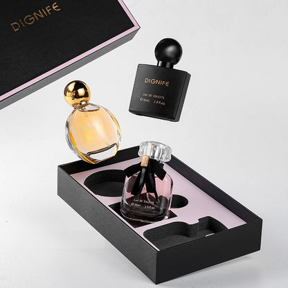 30ml*3 Piece Set for Women Long-Lasting Luxury Original Toilette Perfum Black Coffee Mon Paris Body Mist Fragrance Floral Fruit Scents Spray Perfume Gift Set for Women