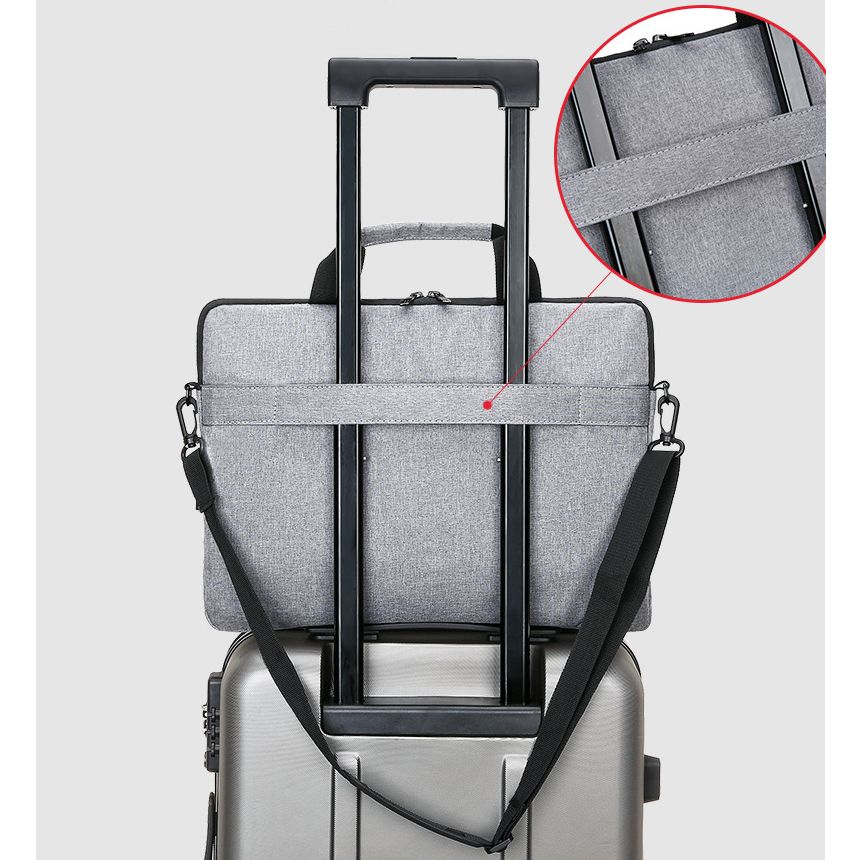 New Arrivals laptop bag Office bag minimalist gift bag file bag data bag tablet computer liner bag traveling bag Can be fixed on the luggage compartment