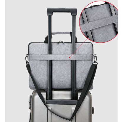 New Arrivals laptop bag Office bag minimalist gift bag file bag data bag tablet computer liner bag traveling bag Can be fixed on the luggage compartment