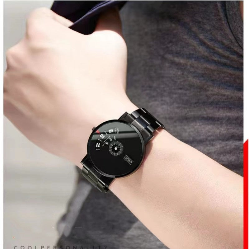 ORUSS Men Watches Personality Steel Strap Quartz Men's Sports Watches Waterproof Male Wrist Business Watch Wristwatch