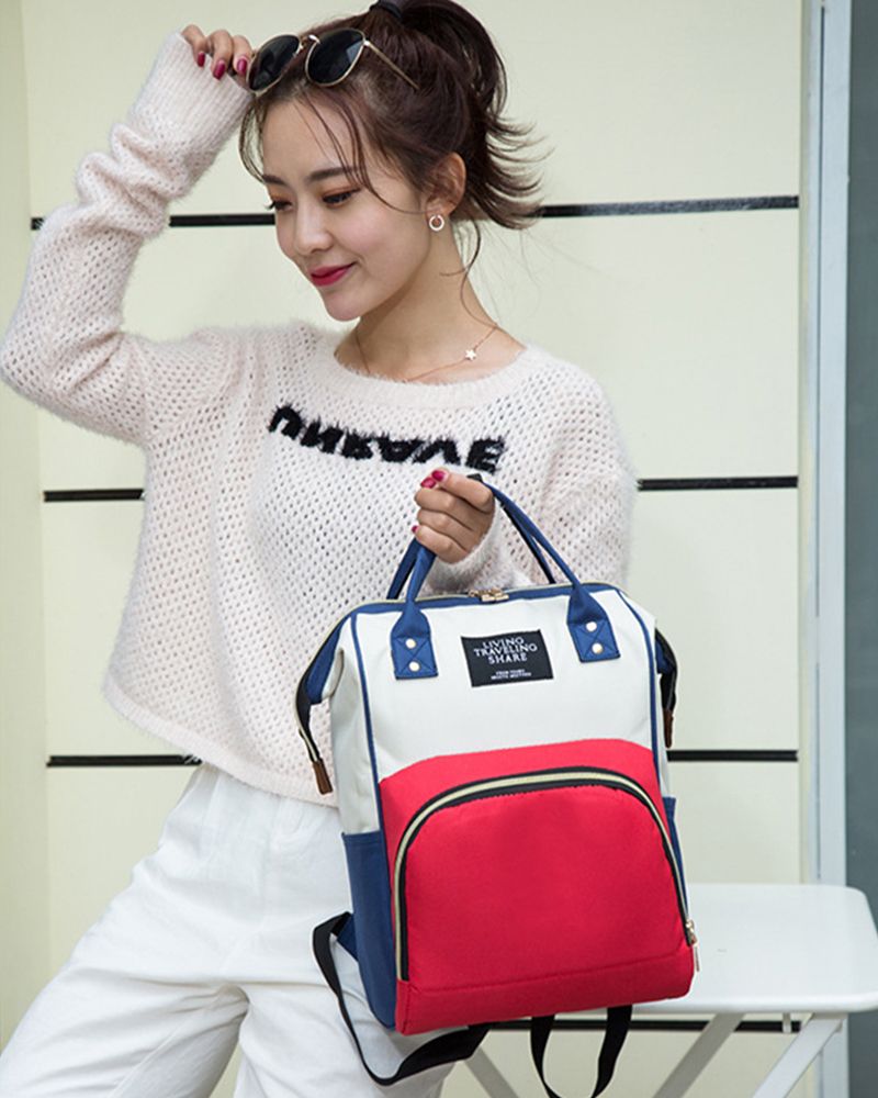 Mommy bag, new handheld backpack, insulated outdoor backpack, large capacity multifunctional mother and baby bag
