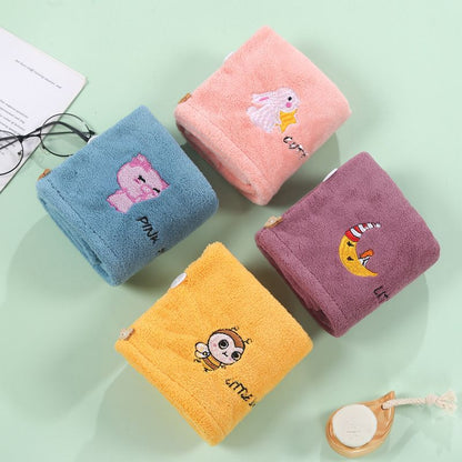 women bathroom head Hair Towel Wrap coral velvet super absorbent quick dry hair hat caps bathroom product for long & bulky hair